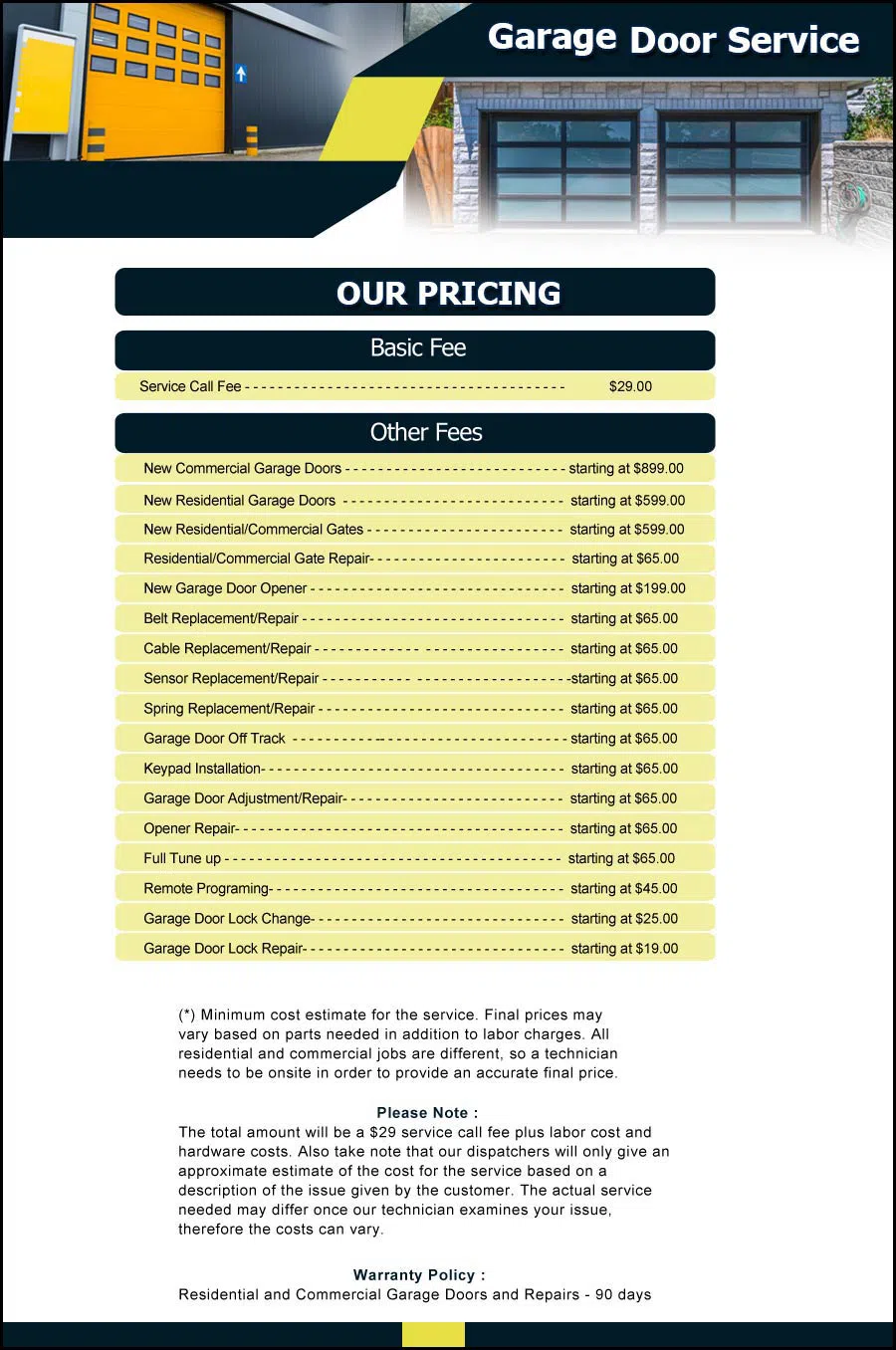 Garage Door & Opener Repairs Marietta, GA 770-871-2390